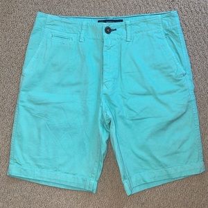 American Eagle Outfitters mint green classic fit shorts